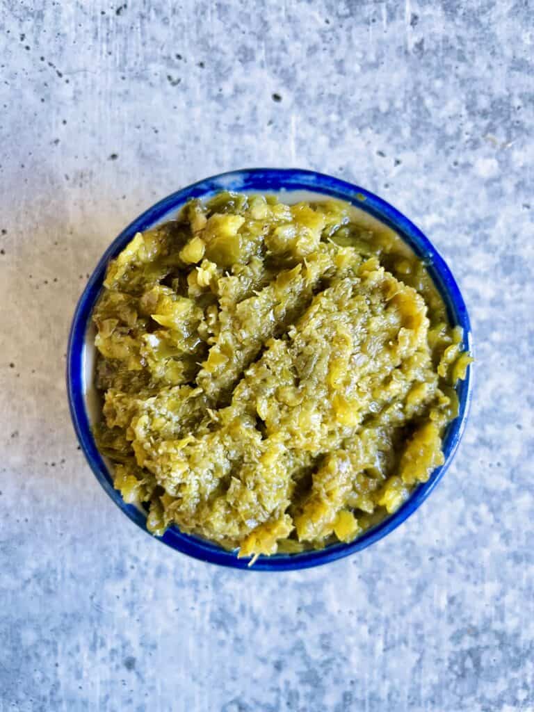 Spicy Green Chili Paste Mazavaroo