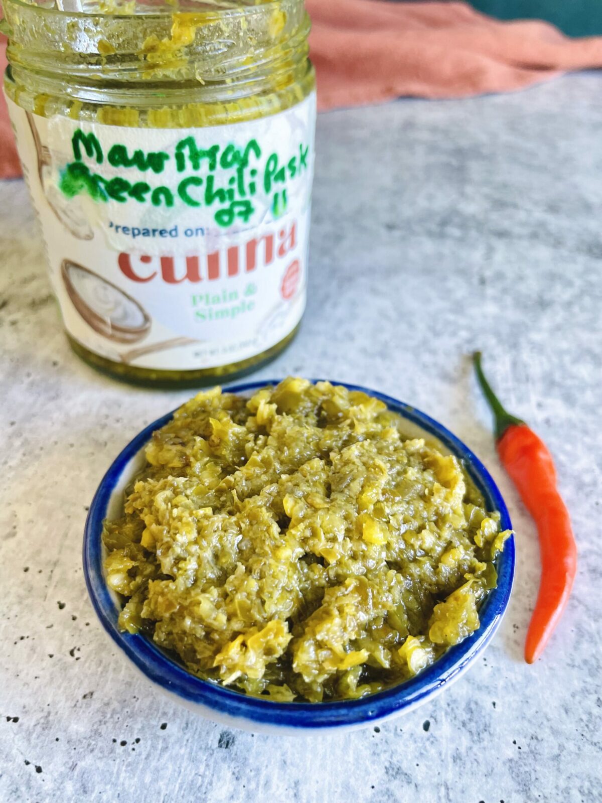 Mauritian Green Mazavaroo Paste